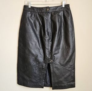 Leather Skirt